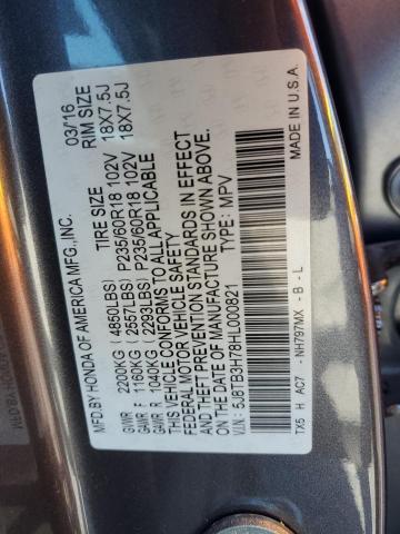 2017 ACURA RDX ADVANC 5J8TB3H78HL000821