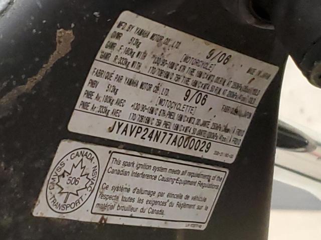 2007 YAMAHA XVS1300 A JYAVP24N77A000029