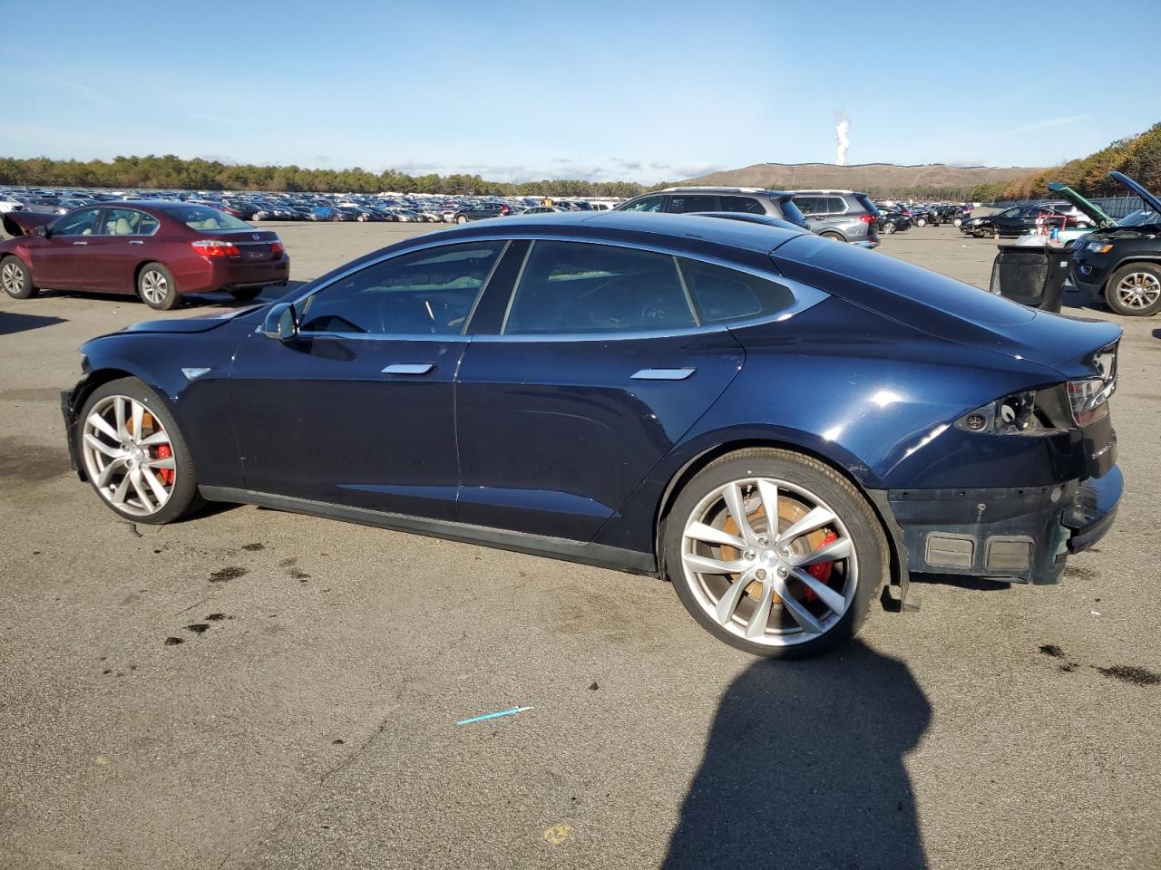 Lot #3034284084 2015 TESLA MODEL S 85