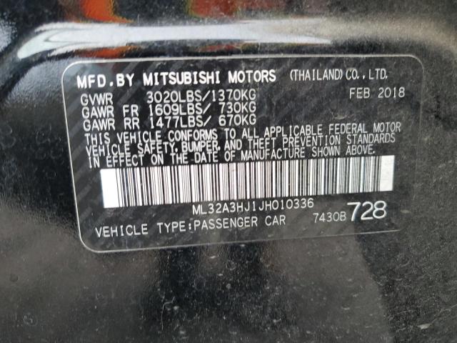 2018 MITSUBISHI MIRAGE ES - ML32A3HJ1JH010336