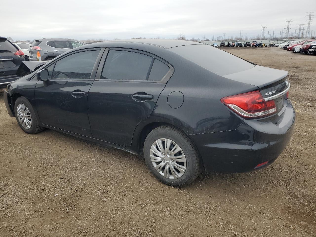 Lot #3025734309 2013 HONDA CIVIC LX