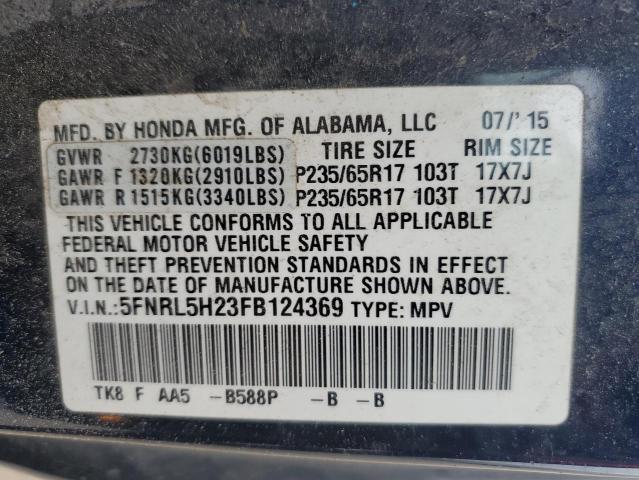 2015 HONDA ODYSSEY LX - 5FNRL5H23FB124369