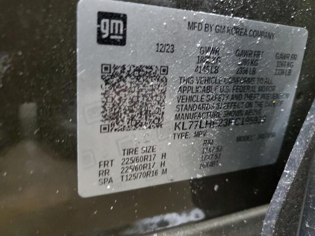 2024 CHEVROLET TRAX 1LT - KL77LHE23RC195938