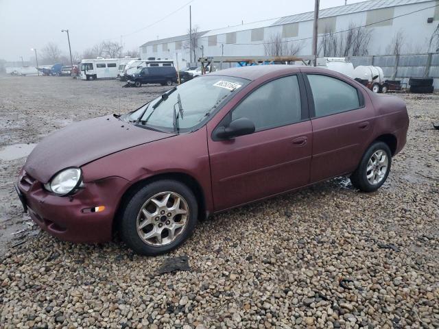 DODGE NEON SE 2002 burgundy  gas 1B3AS46C52D558916 photo #1