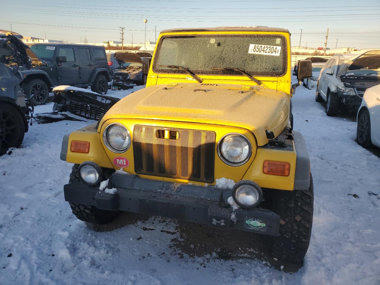 Lot #3055323352 2001 JEEP WRANGLER /