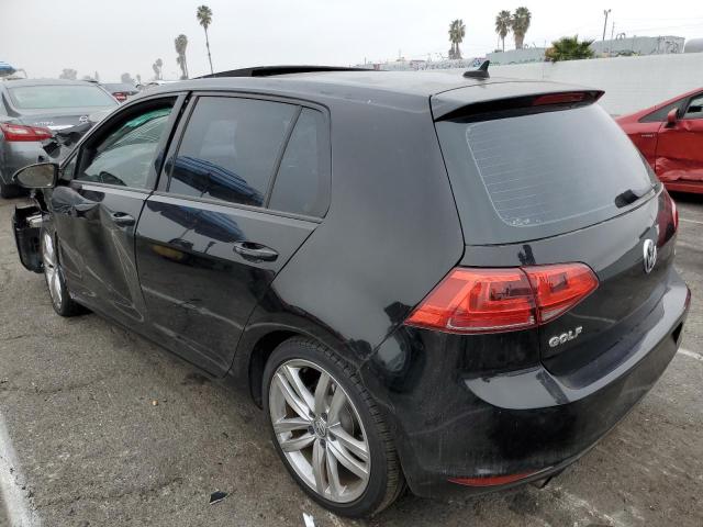 VOLKSWAGEN GOLF 2015 black  gas 3VW217AU2FM024822 photo #3