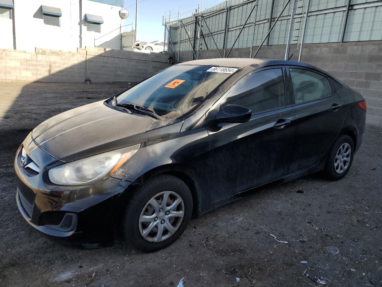 Lot #3033290805 2012 HYUNDAI ACCENT GLS