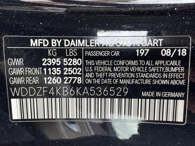 VIN WDDZF4KB6KA536529 2019 MERCEDES-BENZ E-CLASS no.10