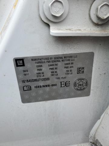 2018 CHEVROLET CRUZE L 1G1BA5SM8J7120309