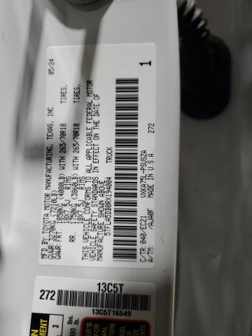2024 TOYOTA TUNDRA CRE - 5TFLA5DB0RX194004