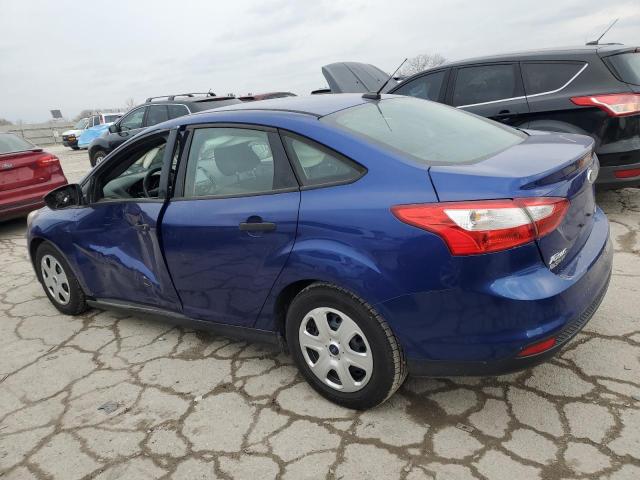 FORD FOCUS S 2012 blue sedan 4d gas 1FAHP3E29CL385464 photo #3