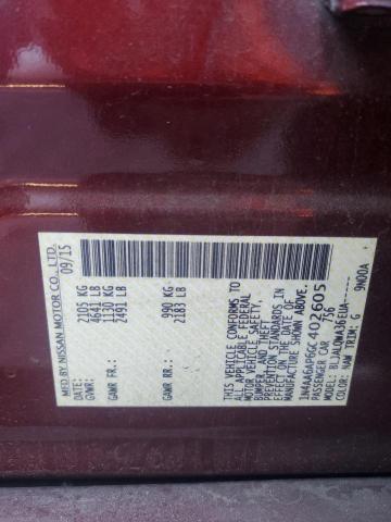 2016 NISSAN MAXIMA 3.5 - 1N4AA6AP6GC402605