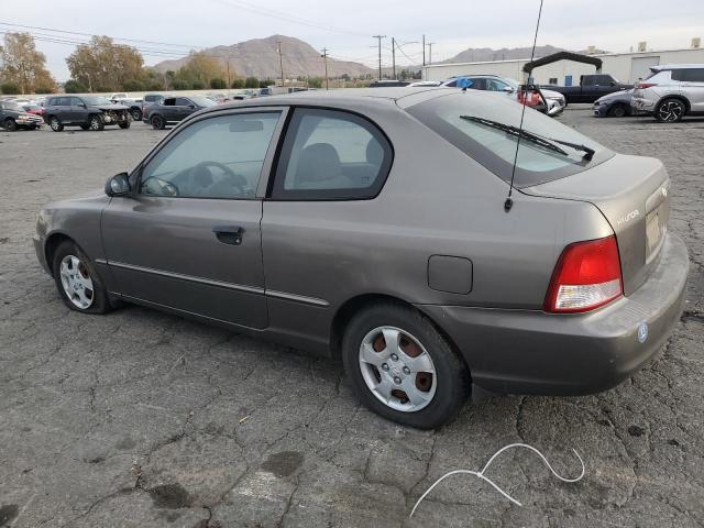 HYUNDAI ACCENT 2001 charcoal  gas KMHCG35C81U141661 photo #3