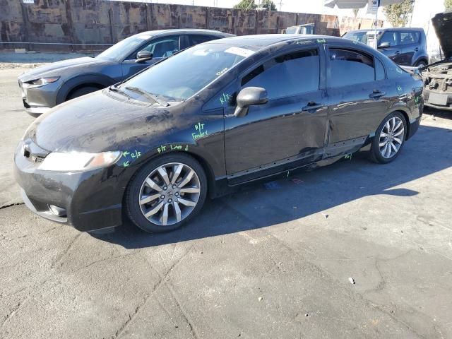 HONDA CIVIC 2009 black  gas 2HGFA55549H702888 photo #1