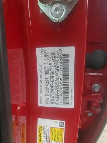 2019 HONDA ACCORD SPO - 1HGCV1F38KA001644