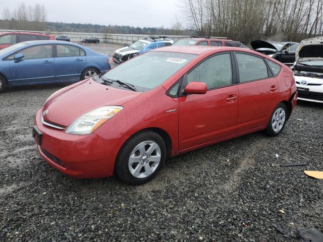 TOYOTA PRIUS 2007 red  hybrid engine JTDKB20U677630267 photo #1