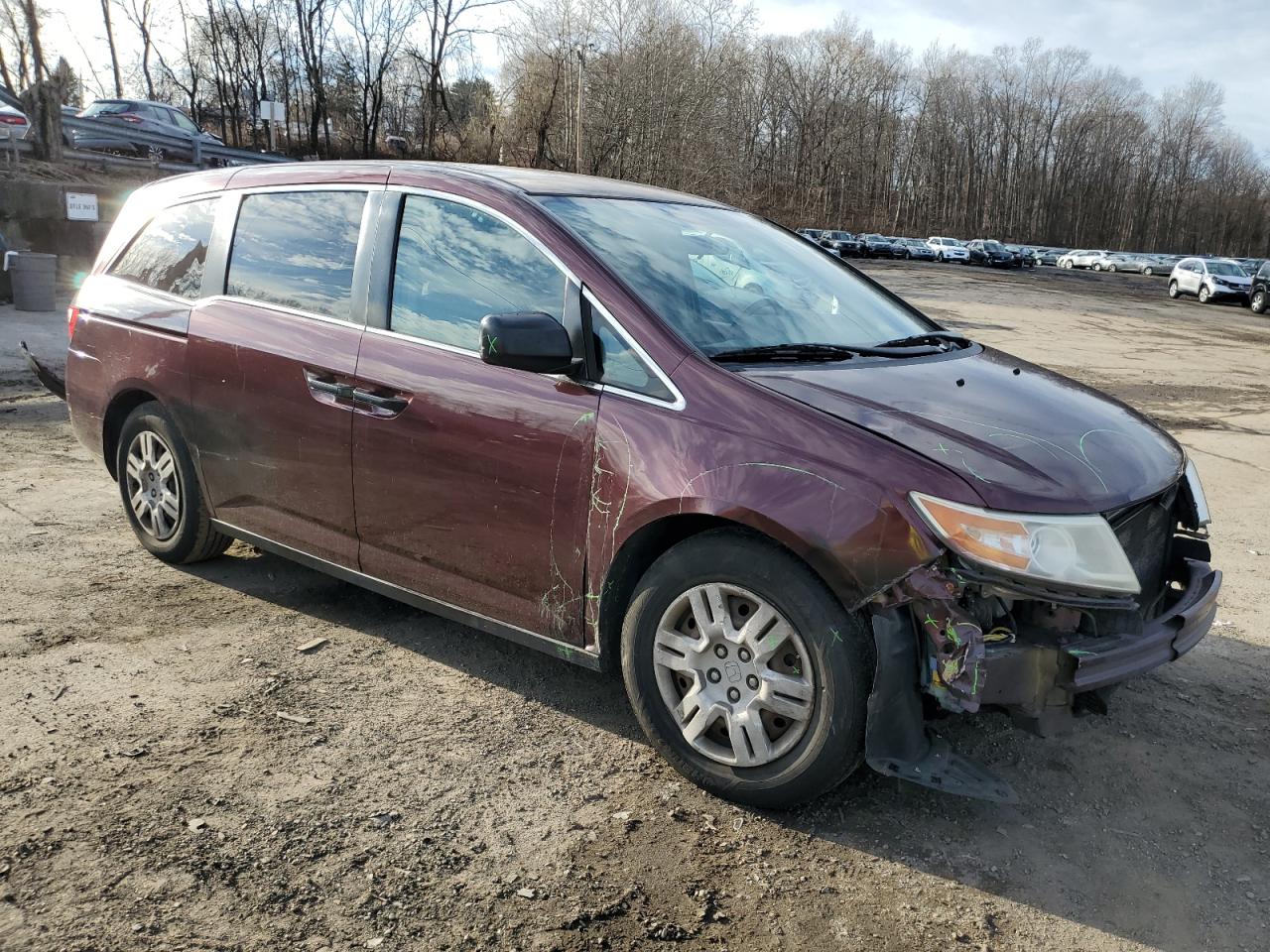 Lot #3048267757 2013 HONDA ODYSSEY LX