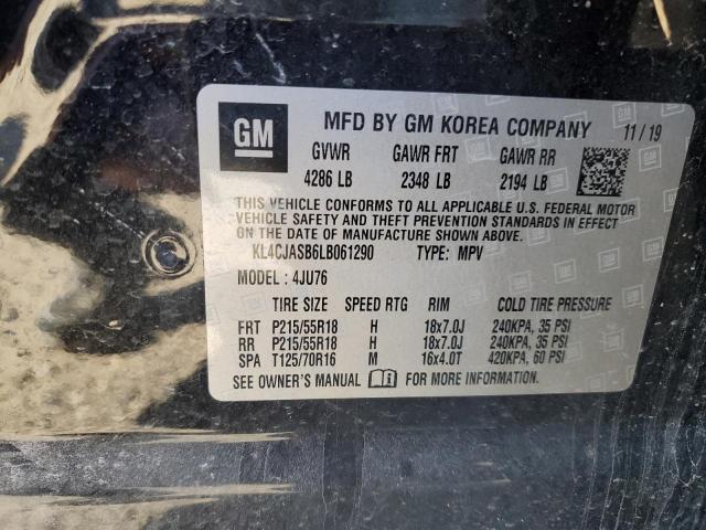 2020 BUICK ENCORE PRE - KL4CJASB6LB061290