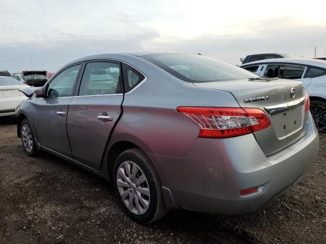 NISSAN SENTRA S 2014 silver  gas 3N1AB7AP8EY280432 photo #3