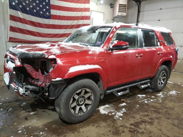 TOYOTA 4RUNNER SE 2023 red  gas JTERU5JR9P6140508 photo #1