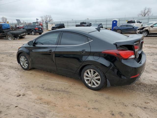 HYUNDAI ELANTRA SE 2015 black  gas KMHDH4AE2FU286166 photo #3