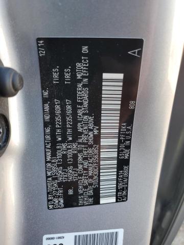2015 TOYOTA SIENNA - 5TDZK3DC7FS563852