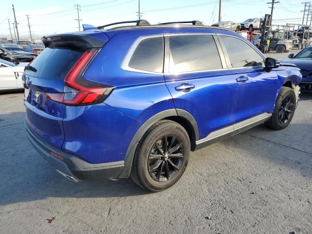 HONDA CR-V SPORT 2023 blue  hybrid engine 7FARS5H59PE006104 photo #4