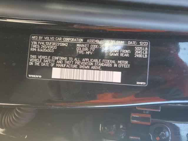 2024 VOLVO XC40 ULTIM YV4L12UF0R2313942