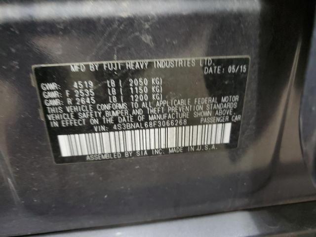 VIN 4S3BNAL68F3066268 2015 SUBARU LEGACY no.13