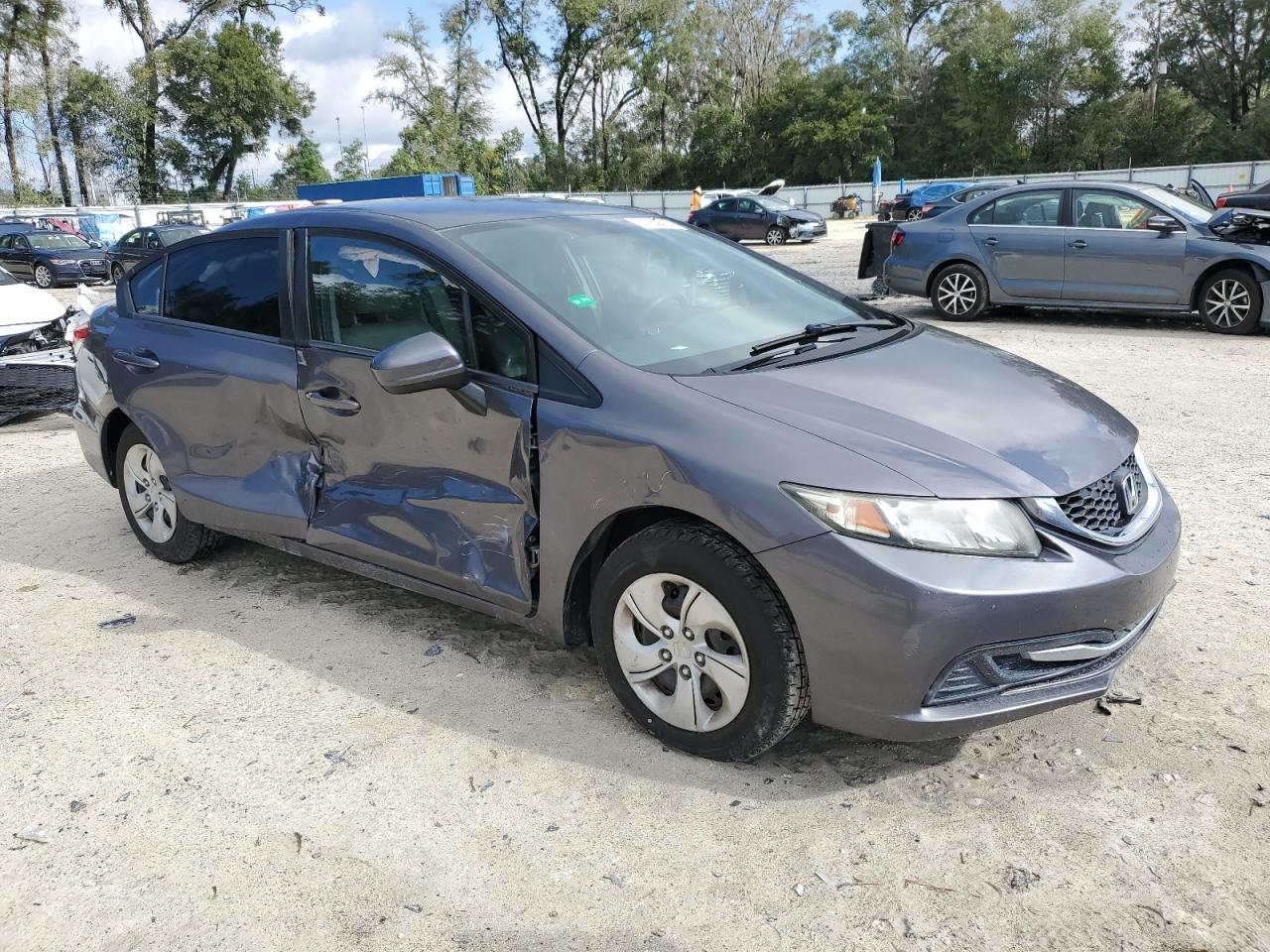 Lot #3046678254 2014 HONDA CIVIC LX