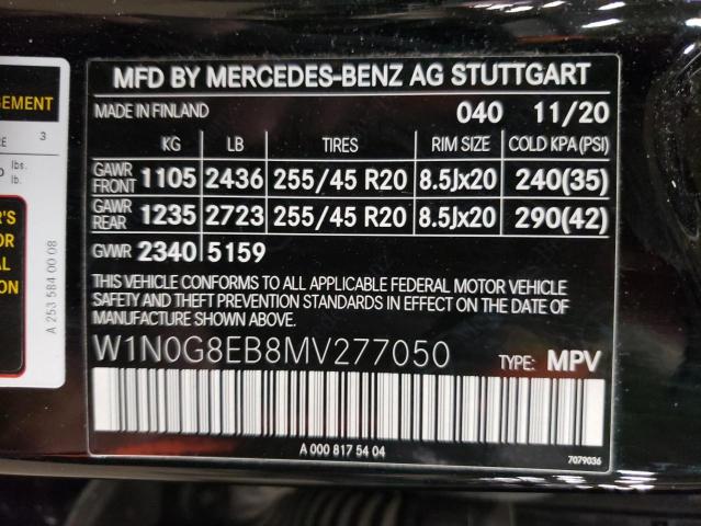 2021 MERCEDES-BENZ GLC 300 4M - W1N0G8EB8MV277050