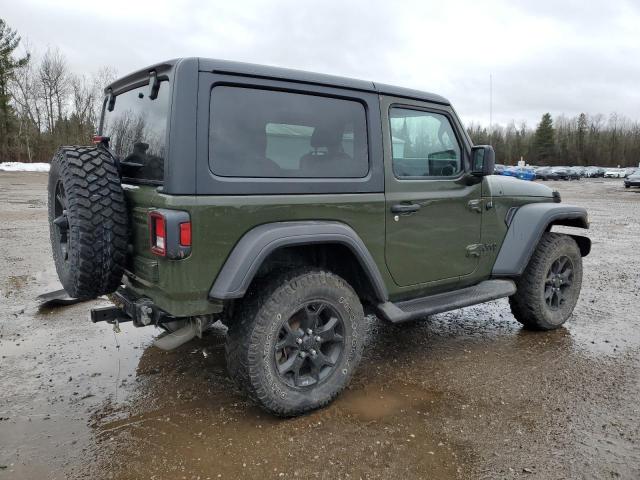 JEEP WRANGLER S 2021 green  gas 1C4HJXAG3MW617318 photo #4