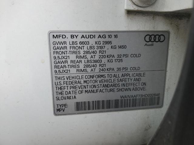2017 AUDI Q7 PRESTIG - WA1VAAF73HD032646