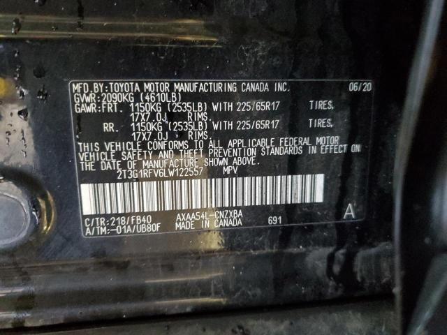 2020 TOYOTA RAV4 LE - 2T3G1RFV6LW122557