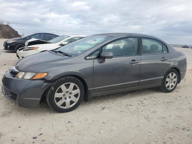 HONDA CIVIC LX 2009 gray  gas 1HGFA155X9L012137 photo #1