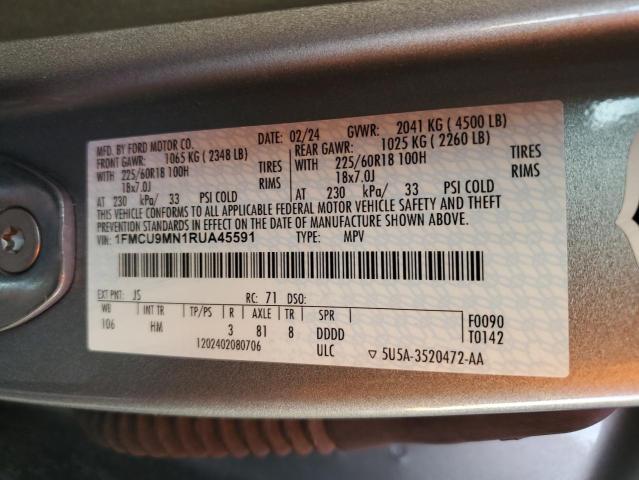 VIN 1FMCU9MN1RUA45591 2024 FORD ESCAPE ST no.14