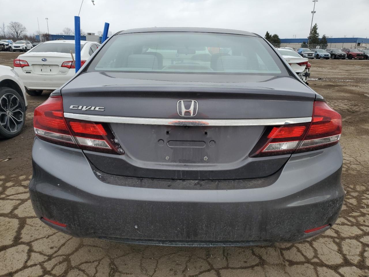 Lot #3025758301 2014 HONDA CIVIC EX