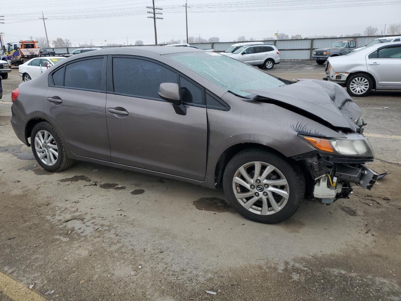 Lot #3029624068 2012 HONDA CIVIC LX