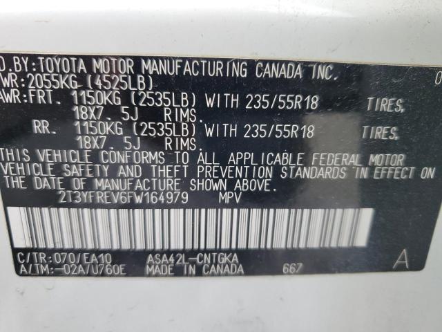2015 TOYOTA RAV4 LIMIT - 2T3YFREV6FW164979