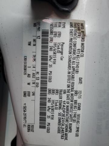 2016 FORD FOCUS S - 1FADP3E2XGL245783
