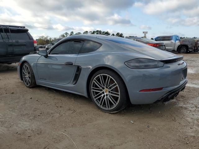 PORSCHE CAYMAN GTS 2024 gray  gas WP0AD2A89RK269477 photo #3