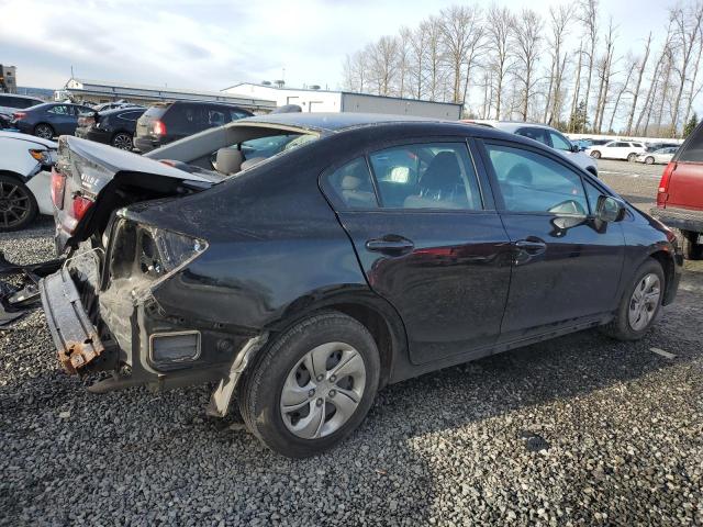 HONDA CIVIC LX 2014 black  gas 19XFB2F58EE037878 photo #4