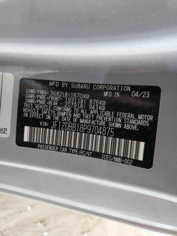 2023 SUBARU BRZ PREMIU JF1ZDBB18P9704875