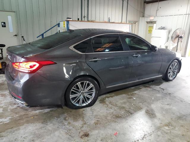 GENESIS G80 BASE 2018 black  gas KMHGN4JE1JU223610 photo #4