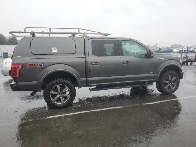 FORD F150 SUPER 2015 charcoal  gas 1FTEW1EGXFKE65530 photo #4