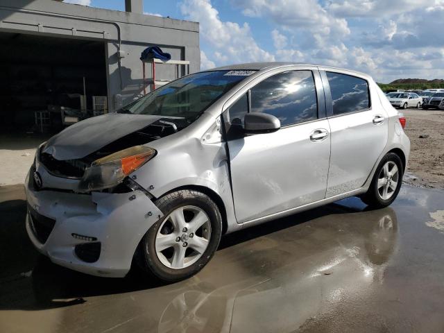 TOYOTA YARIS 2013 silver  gas JTDKTUD36DD546442 photo #1