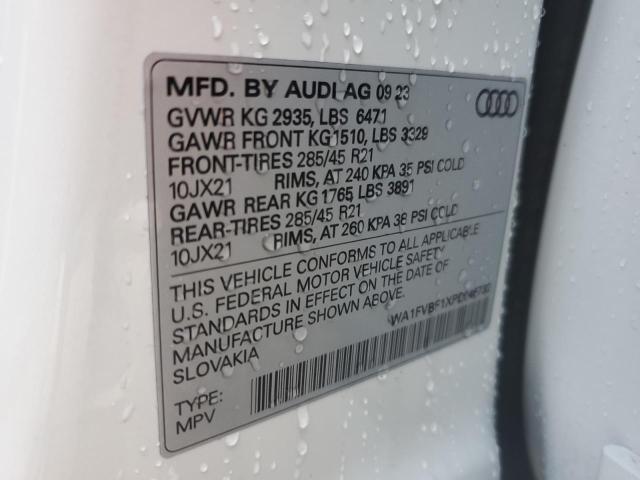 2023 AUDI Q8 PRESTIG WA1FVBF1XPD046732