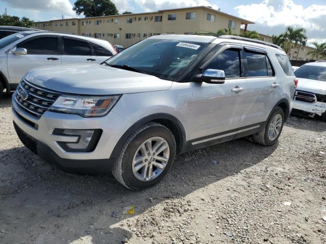 FORD EXPLORER X 2017 silver 4dr spor gas 1FM5K7D84HGA66848 photo #1