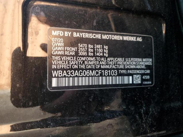 2021 BMW 530XE WBA33AG06MCF18103