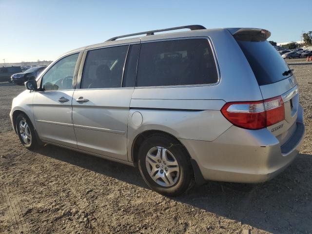 HONDA ODYSSEY EX 2007 silver  gas 5FNRL38767B097881 photo #3